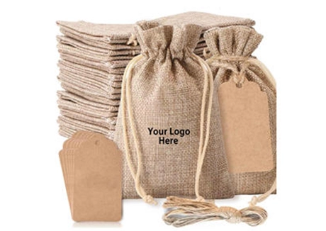 Jute Drawstring Bags
