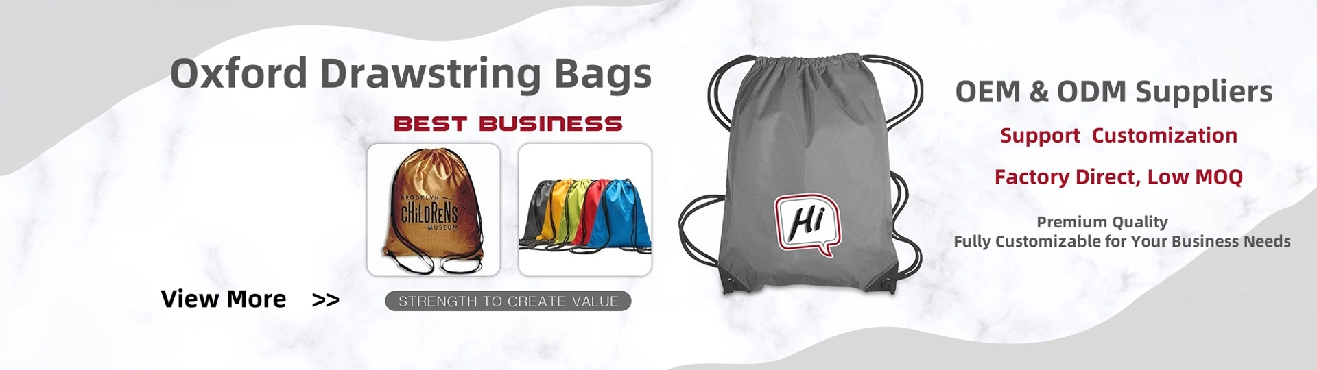 Oxford Drawstring Bags