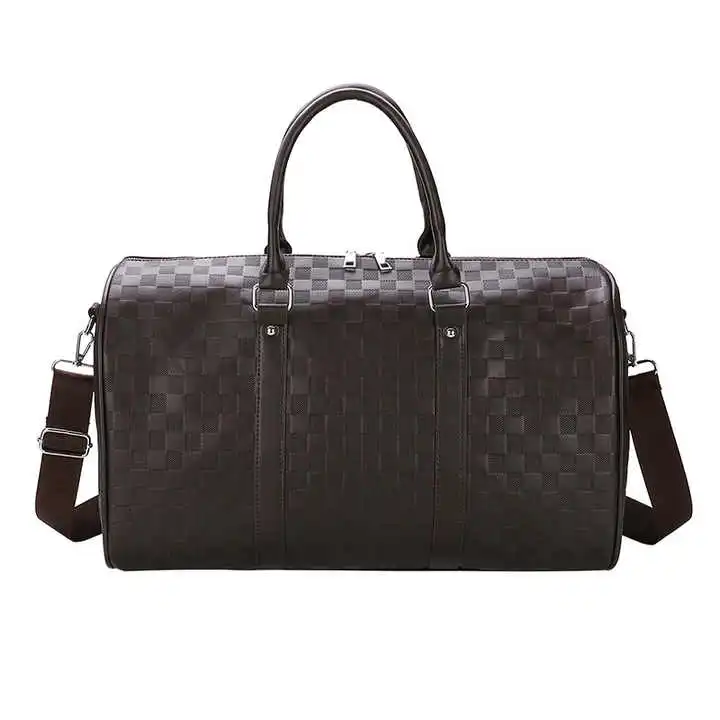Hot Design PU Leather Weekender Travel Bag for Women Men