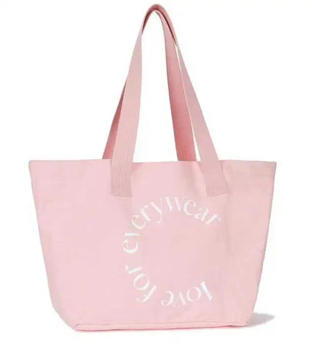 Extra Large Custom Logo Cotton Eco Natural Shopping Market Bag Colorful Tote Canvas Bag Promotional Personalized Tote Bags