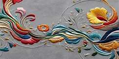 Embroidered