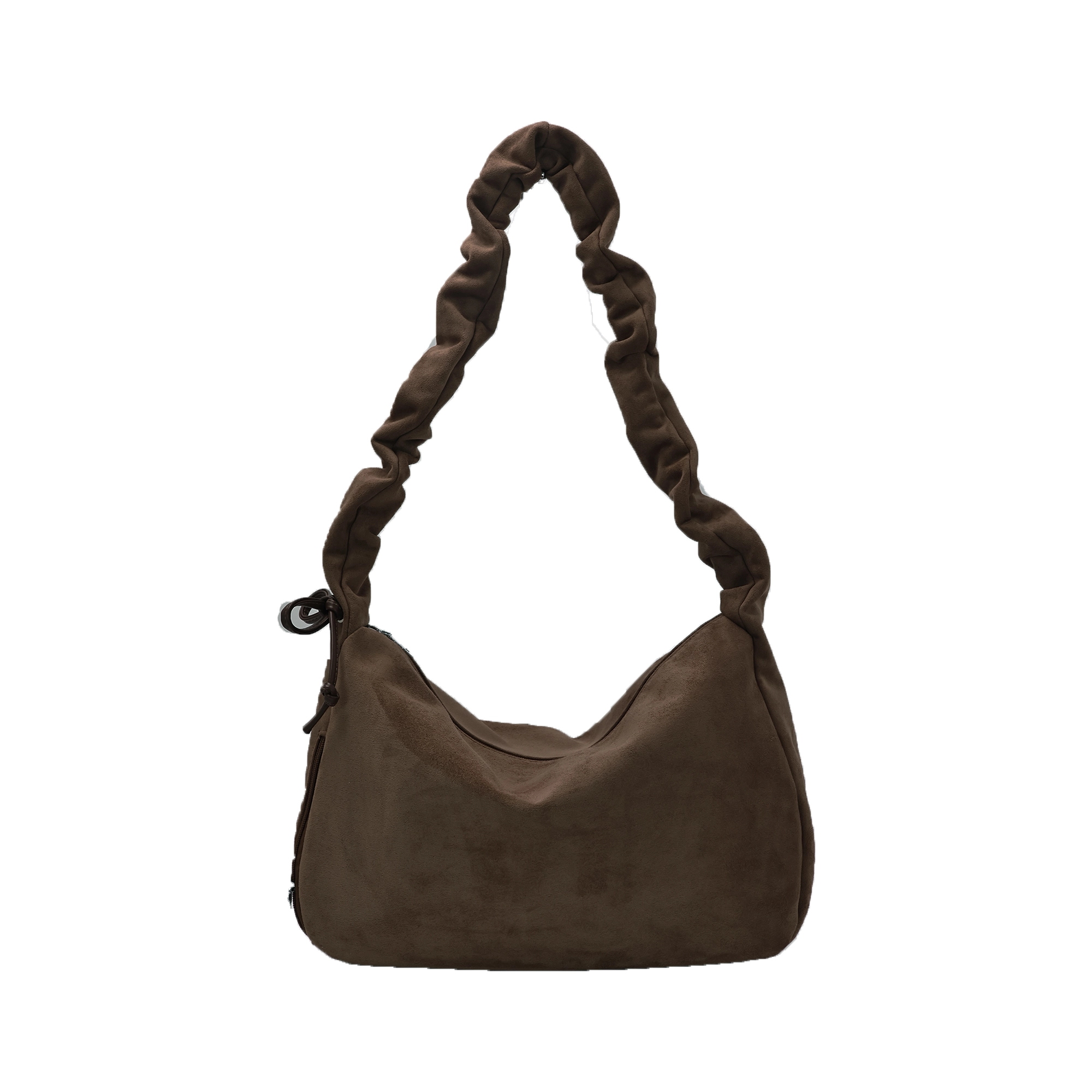 Factory Custom Design Crossbody Bags High Quality Nylon Simple Drawstring Handbag Stylish BigCapacity Plain Color Cloud Handbag