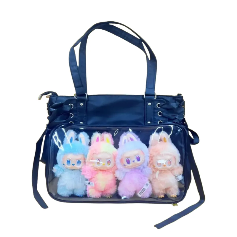 Kawaii Ita Bag With Insert Anime Pin Display Crossbody Bags